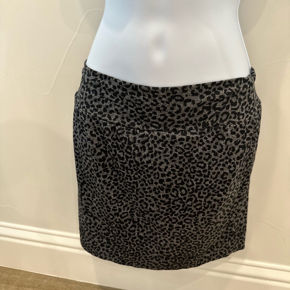 3+1 Audrey grey Leopard skirt - Small